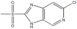 6-chloro-2-(methylsulfonyl)-3H-imidazo[4,5-c]pyridine