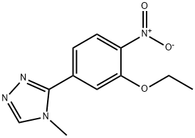 4H-1,2,4-Triazole, 3-(3-ethoxy-4-nitrophenyl)-4-methyl-