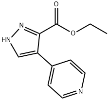 1H-Pyrazole-3-carboxylic acid, 4-(4-pyridinyl)-, ethyl ester