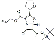 6-(1'-叔丁基二甲基硅氧乙基)-3-(2''-四氢呋喃基)-7-氧代-4-硫-1-氮杂双环[3.2.0]庚-2-烯-2-羧酸烯丙酯