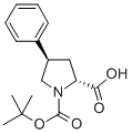 (2R,4R)-1-(叔丁氧基羰基)-4-苯基吡咯烷-2-羧酸