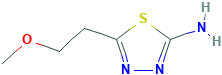 5-(2-methoxyethyl)-1,3,4-thiadiazol-2-amine