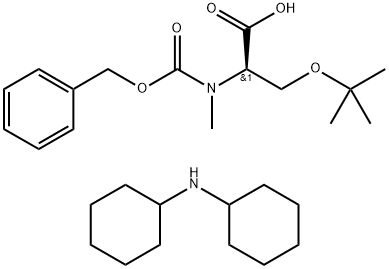 N-α-Carbobenzoxy-N-α-methyl-O-(t-butyl)-D-serine dicyclohexylammonium salt