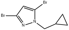 1H-Pyrazole, 3,5-dibromo-1-(cyclopropylmethyl)-