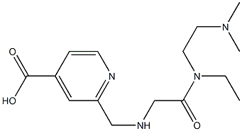 4-Pyridinecarboxylic acid, 2-[[[2-[[2-(dimethylamino)ethyl]ethylamino]-2-oxoethyl]amino]methyl]-
