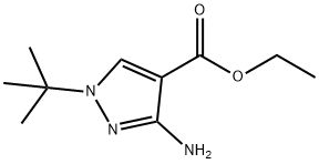 1H-Pyrazole-4-carboxylic acid, 3-amino-1-(1,1-dimethylethyl)-, ethyl ester