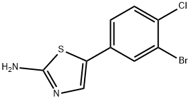 5-(3-Bromo-4-chlorophnyl)thiazol-2-amin