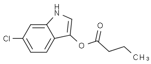 6-氯-1H-吲哚-3-基丁酸盐