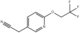 2-[6-(2,2,2-trifluoroethoxy)pyridin-3-yl]acetonitrile