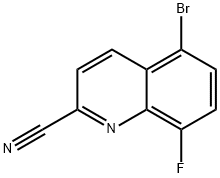 5-bromo-8-fluoroquinoline-2-carbonitrile