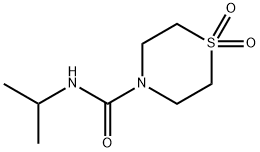 4-Thiomorpholinecarboxamide, N-(1-methylethyl)-, 1,1-dioxide