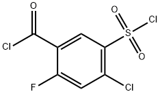 Benzoyl chloride, 4-chloro-5-(chlorosulfonyl)-2-fluoro-