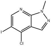 1H-Pyrazolo[3,4-b]pyridine, 4-chloro-5-iodo-1-methyl-