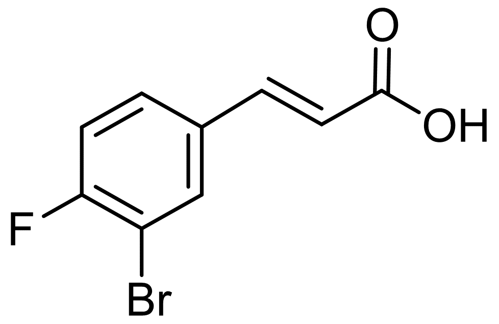 3-(3-bromo-4-fluorophenyl)prop-2-enoic acid