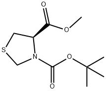 3,4-Thiazolidinedicarboxylic acid, 3-(1,1-dimethylethyl) 4-methyl ester, (4R)-