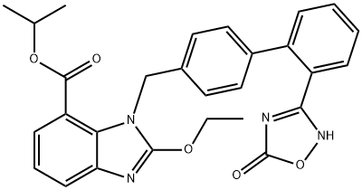 Isopropyl 2-ethoxy-1-((2'-(5-oxo-4,5-dihydro-1,2,4-oxadiazol-3-yl)-[1,1'-biphenyl]-4-yl)methyl)-1H-benzo[d]imidazole-7-carboxylate