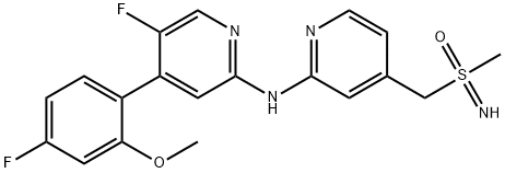 ((2-((5-fluoro-4-(4-fluoro-2-methoxyphenyl)pyridin-2-yl)amino)pyridin-4-yl)methyl)(imino)(methyl)-l6-sulfanone