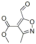 4-Isoxazolecarboxylicacid,5-formyl-3-methyl-,methylester(9CI)