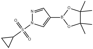 1-(cyclopropanesulfonyl)-4-(4,4,5,5-tetramethyl-1, 3,2-dioxaborolan-2-yl)-1H-pyrazole