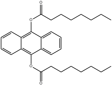 Octanoic acid, 1,1'-(9,10-anthracenediyl) ester