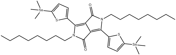 2,5-Dioctyl-3,6-bis(5-(trimethylstannyl)thiophen-2-yl)pyrrolo[3,4-c]pyrrole-1,4(2H,5H)-dione