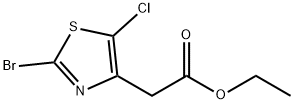 ethyl (2-bromo-5-chloro-1,3-thiazol-4-yl)acetate