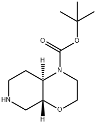 1H-Pyrido[3,4-b][1,4]oxazine-1-carboxylic acid, octahydro-, 1,1-dimethylethyl ester, (4aR,8aR)-