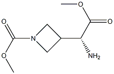 3-Azetidineacetic acid, alpha-amino-1-(methoxycarbonyl)-, methyl ester, (alphaR)-