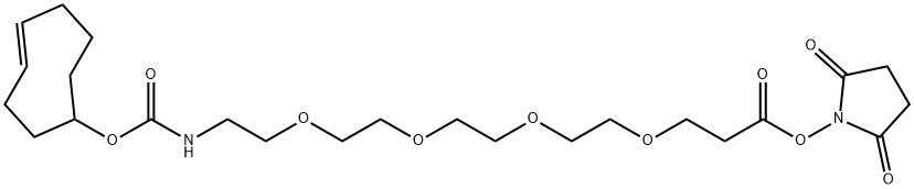 (E)-2,5-二氧代吡咯烷-1-基 1-(环辛-4-烯-1-基氧基)-1-氧代-5,8,11,14-四氧杂-2-氮杂十七烷-17-酸酯