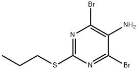 4,6-DIBROMO-2-(PROPYLTHIO)PYRIMIDIN-5-AMINE