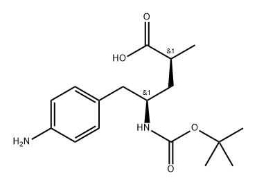 (2S,4R)-5-(4-aminophenyl)-4-((tert-butoxycarbonyl)amino)-2-methylpentanoic acid