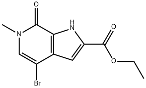 ethyl 4-bromo-6-methyl-7-oxo-6,7-dihydro-1H-pyrrolo[2,3-c]pyridine-2-carboxylate