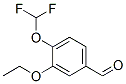 Benzaldehyde, 4-(difluoromethoxy)-3-ethoxy- (9CI)