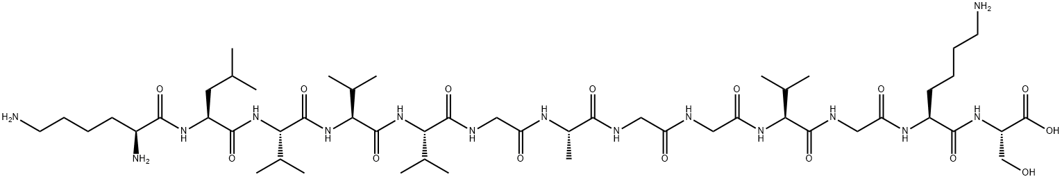 L-Serine, L-lysyl-L-leucyl-L-valyl-L-valyl-L-valylglycyl-L-alanylglycylglycyl-L-valylglycyl-L-lysyl-