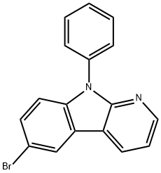 9H-Pyrido[2,3-b]indole, 6-bromo-9-phenyl-