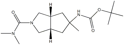 TERT-BUTYL ((3AR,5S,6AS)-2-(DIMETHYLCARBAMOYL)-5-METHYLOCTAHYDROCYCLOPENTA[C]PYRROL-5-YL)CARBAMATE