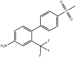 [1,1'-Biphenyl]-4-amine, 4'-(methylsulfonyl)-2-(trifluoromethyl)-