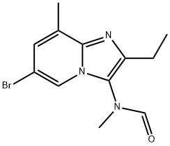 N-(6-bromo-2-ethyl-8-methylimidazo[1,2-a]pyridin-3-yl)-N-methylformamide