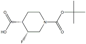 顺式-N-BOC-3-氟哌啶-4-羧酸