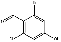 Benzaldehyde, 2-bromo-6-chloro-4-hydroxy-