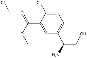 Methyl 5[(1S)1aMino2hydroxyethyl]2chlorobenzoate hydrochloride