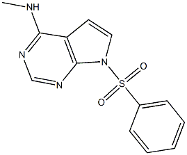 7-(benzenesulfonyl)-N-Methyl-7H-pyrrolo[2,3-d]pyriMidin-4-aMine