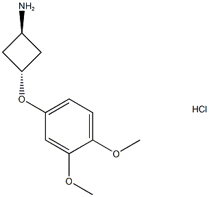 CyclobutanaMine, 3-(3,4-diMethoxyphenoxy)-, hydrochloride (1:1), trans-