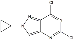 5,7-DICHLORO-2-CYCLOPROPYL-2H-PYRAZOLO[4,3-D]PYRIMIDINE