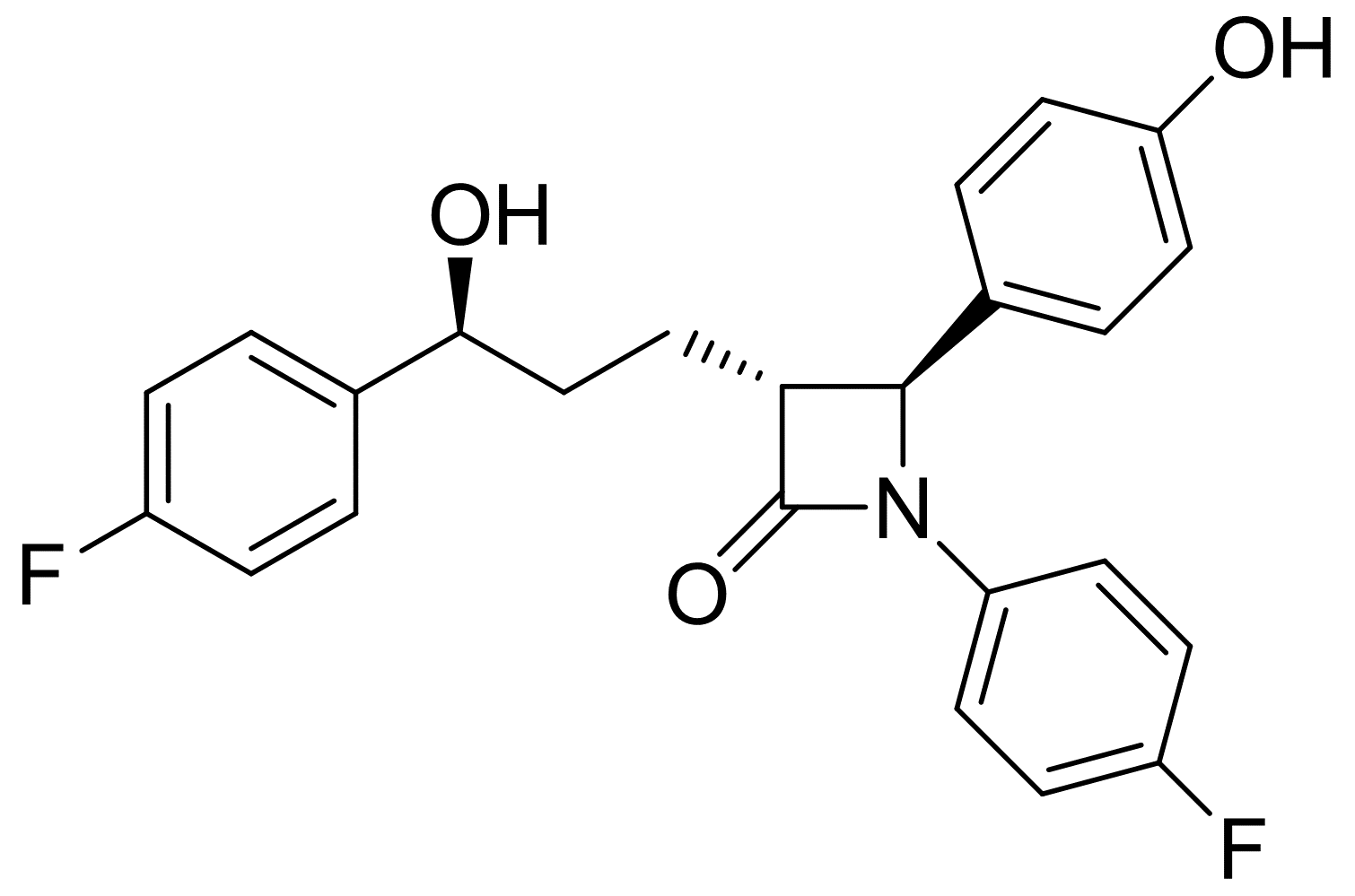 (3R,4S)-1-(4-氟苯基)-3-((S)-3-(4-氟苯基)-3-羟丙基)-4-(4-羟苯基)氮杂环丁烷-2-酮(依折麦布杂质)