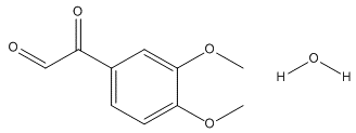 3,4-二甲氧基苯基乙二醛 水合物, dry wt basis