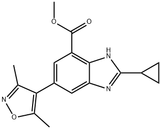 Methyl 2-cyclopropyl-5-(3,5-dimethylisoxazol-4-yl)-1H-benzo[d]imidazole-7-carboxylate