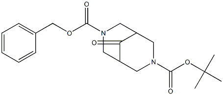 3-benzyl 7-tert-butyl 9-oxo-3,7-diaza-bicyclo[3.3.1]nonane-3,7-dicarboxylate