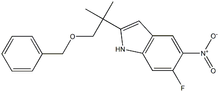 2-[1-(BENZYLOXY)-2-METHYLPROPAN-2-YL]-6-FLUORO-5-NITRO-1H-INDOLE