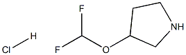 3-(difluoromethoxy)pyrrolidine hydrochloride